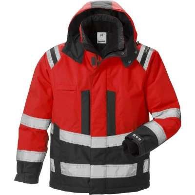 Afbeelding van Fristads Hi Vis Airtech Winterjack Klasse 3 4035 Gtt rood/zwart
