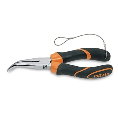 Afbeelding van Beta 1168BM HS 200 Telefoontangen lange halfronde gebogen bekken verchroomd twee componenten handgreep H SAFE 011684040