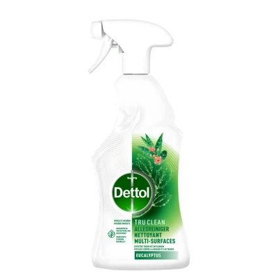 Afbeelding van Dettol Tru Clean Allesreiniger Spray Eucalyptus 500ML