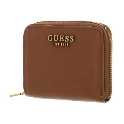 Afbeelding van GUESS Arja SLG Small Zip Around Wallet Cognac, cognac