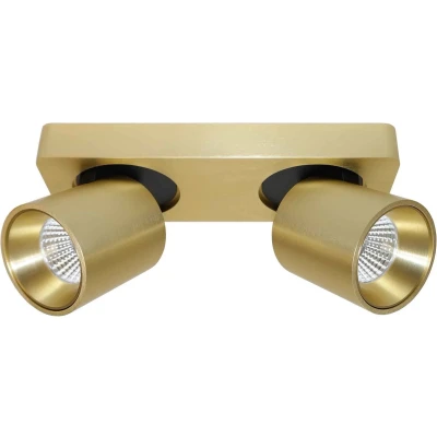 Afbeelding van Artdelight Spot Laguna 2 lichts L 22 cm B 8,5 mat goud