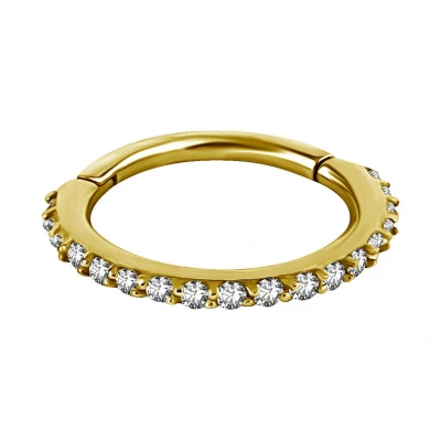 Afbeelding van Chirurgisch Staal Neus Ring Premium Zirconia