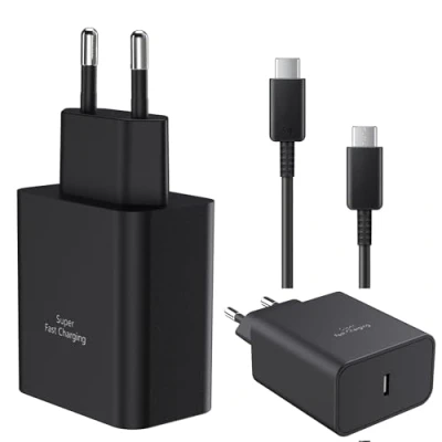 Afbeelding van 45 W ultrasnelle oplader USB C 5A oplaadkabel Fast Charge voeding adapter voor Samsung Galaxy S24 Ultra S23 FE S22 S21 S20 A54 A53 5G A34 A33 5GGalaxy Tab S9 S8 S8+ S7