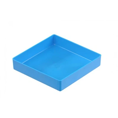 Afbeelding van hünersdorff Inzetdoos van slagvast polystyreen (PS), afmetingen: 108 x 23 mm, kleur: blauw