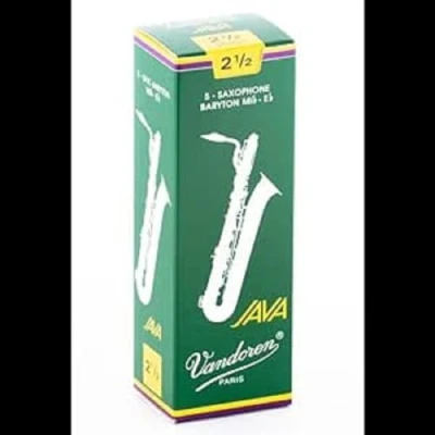 Afbeelding van Vandoren Bariton Saxofoon Java Red Rieten 5 Stuks Verpakking Dikte 2.5