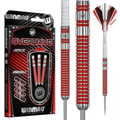 Afbeelding van WINMAU Overdrive: Steeltip Tungsten Dartpijlen Professioneel 23g