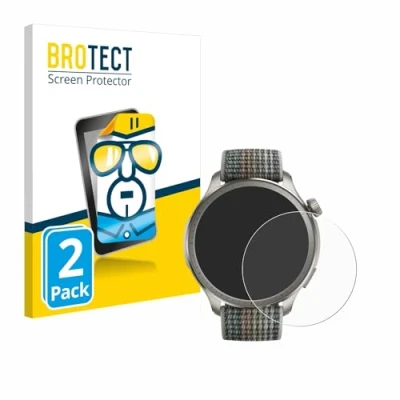 Afbeelding van BROTECT (2 Stuks) Schermbeschermer voor Huami Amazfit Balance Screen Protector Transparant
