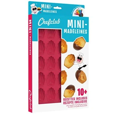 Afbeelding van Mini Madeleines Backform: Backform aus Silikon für kleine und große Küchenchefs!