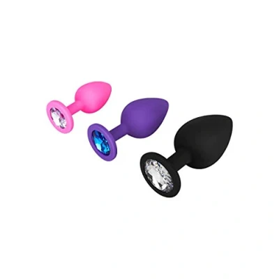Afbeelding van Anaalplug set van EIS, siliconen buttplug (set 3 groot / medium klein)