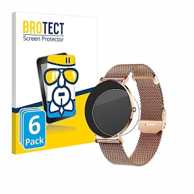 Afbeelding van BROTECT Glas Screen Protector voor Xcoast X Watch Siona 2 (6 Stuks) Schermbeschermer [9H Hardheid, Beschermglas Folie niet Gehard Glas]