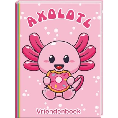 Afbeelding van Vriendenboek Axolotl (Hardback)