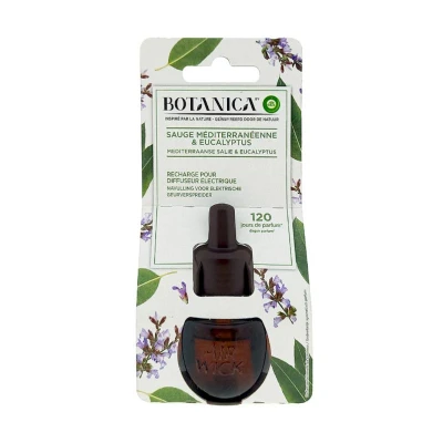 Afbeelding van AirWick Botanica Elektrische Diffuser Navulling Mediterraanse Salie &amp; Eucalyptus 19ml