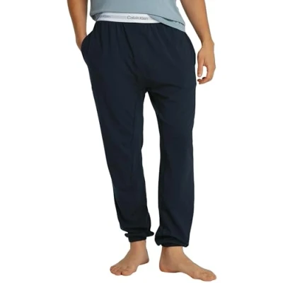 Afbeelding van Calvin Klein Underwear Jogger ICON Cotton Stretch Lounge Pyjamabroek, Heren, Maat: Small, Black