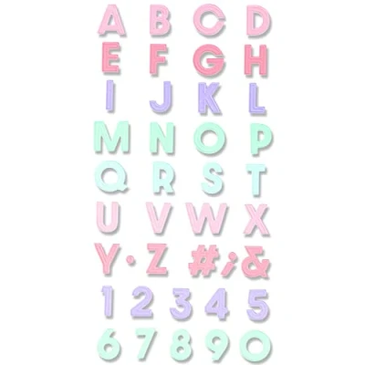 Afbeelding van Sizzix Thinlits Snijmal set Spring type