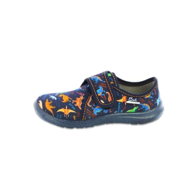 Afbeelding van Beck Dinosaurus slipper, donkerblauw, 35 EU