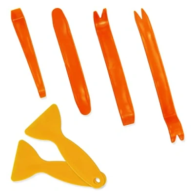 Afbeelding van 6 Stks Auto Trim Removal Tool Deur Dashboard Plastic Pry Automotive Audio Reparatie Monteur Wrikjes Schroevendraaier Kit voor Panel Dash Radio Interieur Accessoires