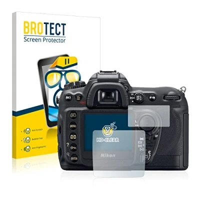 Afbeelding van BROTECT Screenprotector voor Nikon D200 Folie Beschermfolie transparant (2 Stuks)