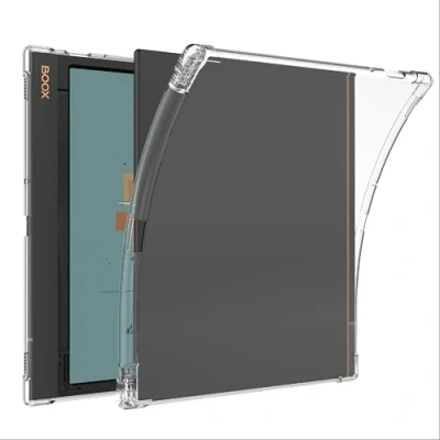 Afbeelding van GIOPUEY Beschermhoesje voor Boox Note Air 3/3 C 10.3, achterkant van zacht TPU, dunne afdekking, airbag bescherming, beschermhoes compatibel met 10.3 transparant