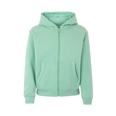 Afbeelding van Mukua Byron Kids Sweatshirt met ritssluiting en capuchon, Sage, maat 5/6
