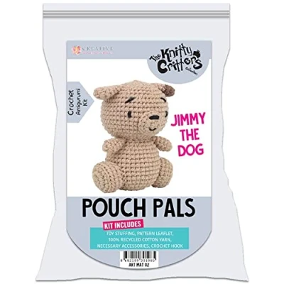 Afbeelding van Knitty Critters Pouch Pals Jimmy The Dog