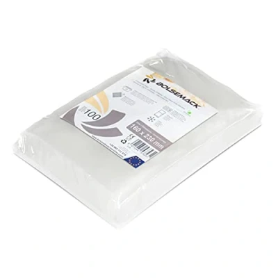 Afbeelding van Vacuümzakken, reliëf, 160 x 230 mm. (100 stuks) voor alle soorten verpakkingsmachines, Foodsaver, Lacor, Caso, Tre Spade, enz.
