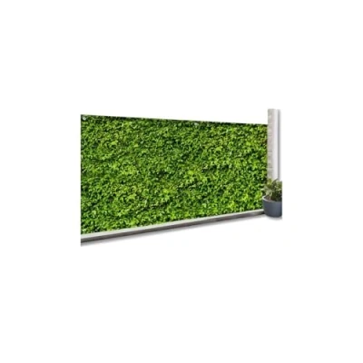 Afbeelding van IDMarket Privacyscherm, 1,8 x 10 m, bedrukt, bladeren, 160 g/m²