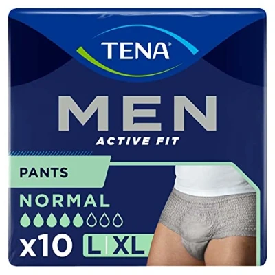Afbeelding van Tena Men Active Fit Pants Normal L/XL 4 pakken van 10 stuks
