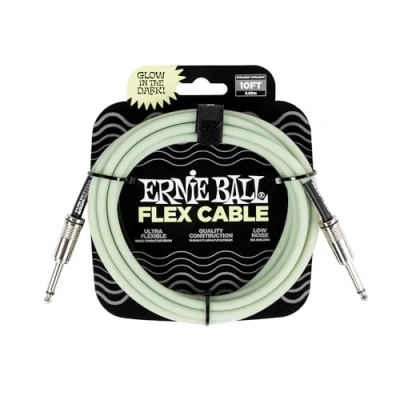 Afbeelding van Ernie Ball 6436 Flex Glow in the dark instrumentkabel 3 meter