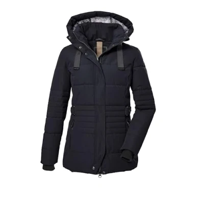 Afbeelding van G.I.G.A. DX Dames Gewatteerde jas met afritsbare capuchon/functionele in donslook GW 25 WMN QLTD JCKT JCKT, dunkelnavy, 42, 39930 000