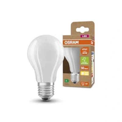 Afbeelding van Osram LED lamp Classic A 40 filament mat E27 2,2W energielabel