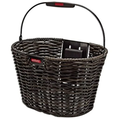 Afbeelding van Fietsmand Klickfix Structura Oval Donkerbruin