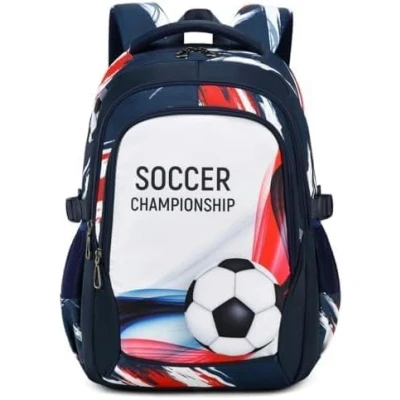 Afbeelding van Lmwzh Jongens Rugzak Schoolrugzak Tiener Schooltas 5 Klasse, wit, 18x12.5x8 Zoll