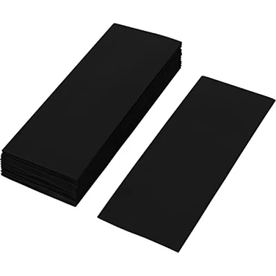 Afbeelding van ISOLATECH 20 stuks PVC krimpkous gesneden 72mm stukken zwart zonder lijm platte maat 30mm (Ø19,1mm) krimpverhouding 2:1 voor het isoleren van 18650 oplaadbare batterijen ongelabeld (Ø19,1mm 72mm)