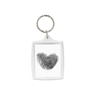 Afbeelding van Deknudt Frames sleutelhanger S66GA1 transparant pasfoto 3,5x4 cm