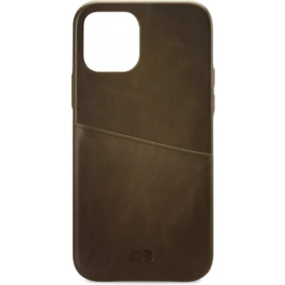 Afbeelding van Senza Desire Leather Cover with Card Slot Apple iPhone 12/12 Pro Burned Olive