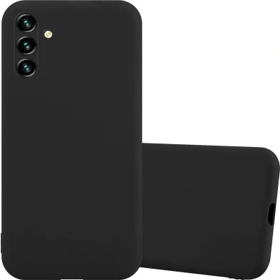 Afbeelding van Cadorabo Hoesje geschikt voor Samsung Galaxy A13 5G in CANDY ZWART Beschermhoes TPU silicone Case Cover