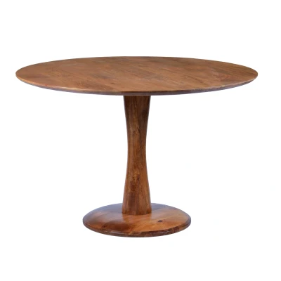 Afbeelding van Brix Vivian ronde eettafel Ø120 cm naturel Hout