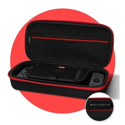 Afbeelding van Playcorner XL Nintendo Switch Accessoires Case geschikt voor &amp; OLED Console Beschermhoes Hoes Zwart