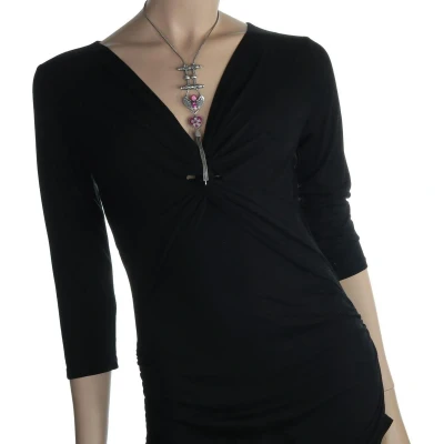 Afbeelding van Behave Dames ketting zilver kleur met roze details 40 cm