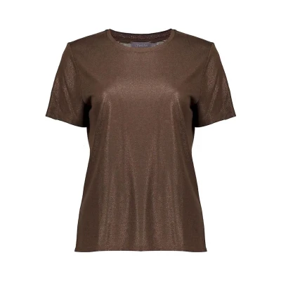 Afbeelding van Geisha Tshirt Foil Donker bruin L