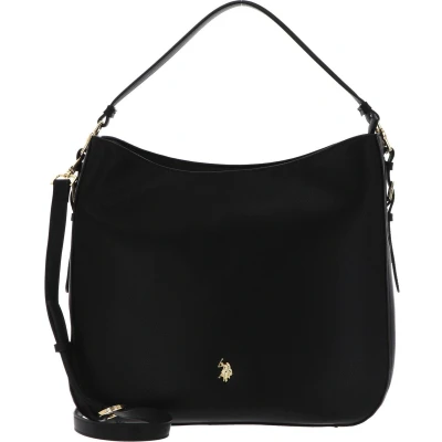 Afbeelding van U.S. POLO ASSN. Schoudertas Forest Hobo Bag Black Zwart