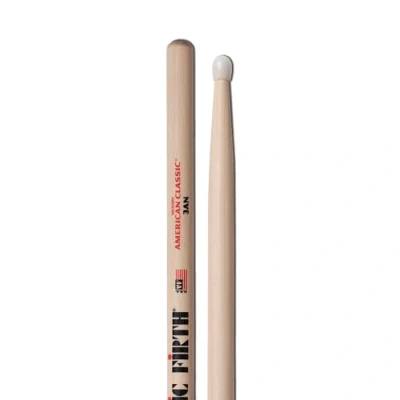 Afbeelding van Vic Firth 3AN Sticks, American Classic, Nylon Tip Drumsticks