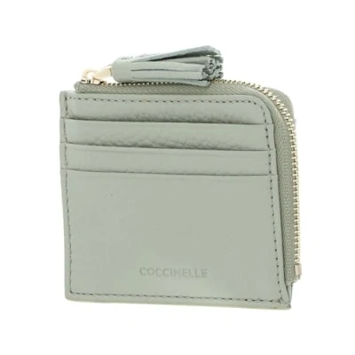 Afbeelding van Coccinelle Tassel Portemonnee, Dames, Maat: One Size, Celadon green