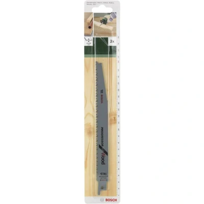Afbeelding van Bosch Accessories 2609256704 Sabelzaagblad HCS, S 2345 X Zaagbladlengte 203 mm 2 stuk(s)