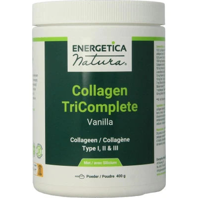 Afbeelding van Energetica Natura Collagen TriComplex Vanilla Poeder 400GR