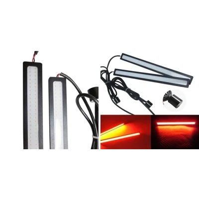 Afbeelding van 17CM LED DRL Rood 12 volt