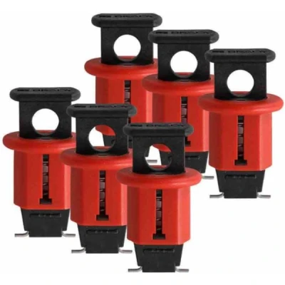 Afbeelding van BRADY 090845 miniatuurvergrendelingssysteem voor stroomonderbrekers Pin Out Standard 24,13 mm 6 st.)