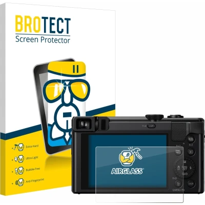 Afbeelding van BROTECT Glas Screen Protector voor Panasonic Lumix DMC TZ80 Schermbeschermer [9H Hardheid, Beschermglas Folie niet Gehard Glas]