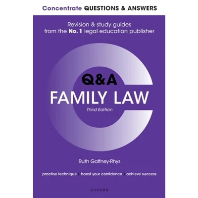 Afbeelding van Concentrate Questions and Answers Family Law: Law Q&amp;A Revision Study Guide