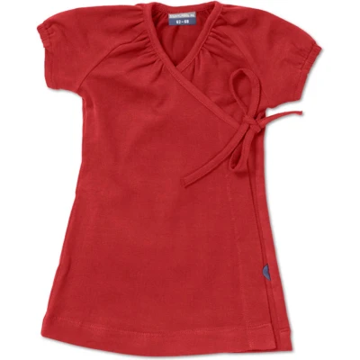 Afbeelding van Silky Label jurkje hypnotizing red korte mouw maat 86/92 rood